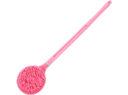 Escova De Banho Fomiyes, Escova Macia De Silicone E Viscose Para Massagem Esfoliação Da Pele, Cabo Longo Removível, Para