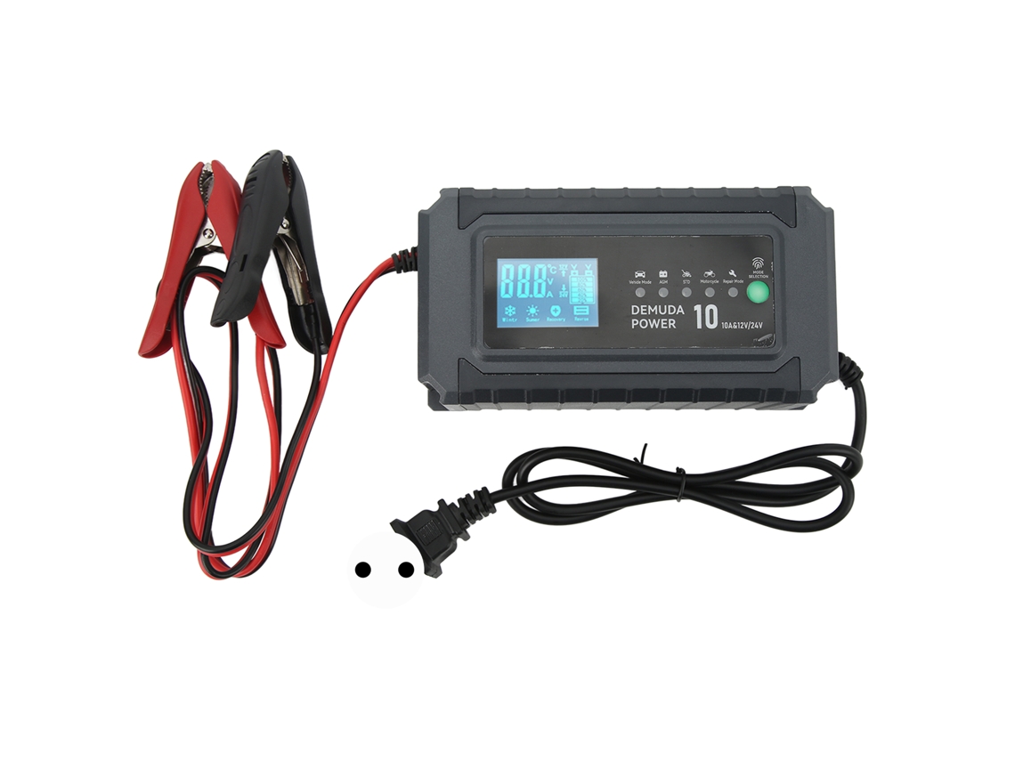 Cargador de Batería Automático 12v 24v Conector EU MARCA