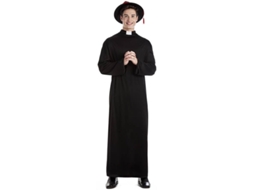 Fato de Homem DISFRAZZES Padre Preto (Tam: S)