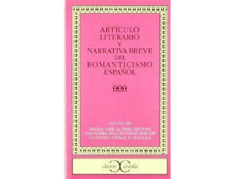 Livro ARTICULO LITERARIO Y NARRATIVA de Mª Jose Alonso