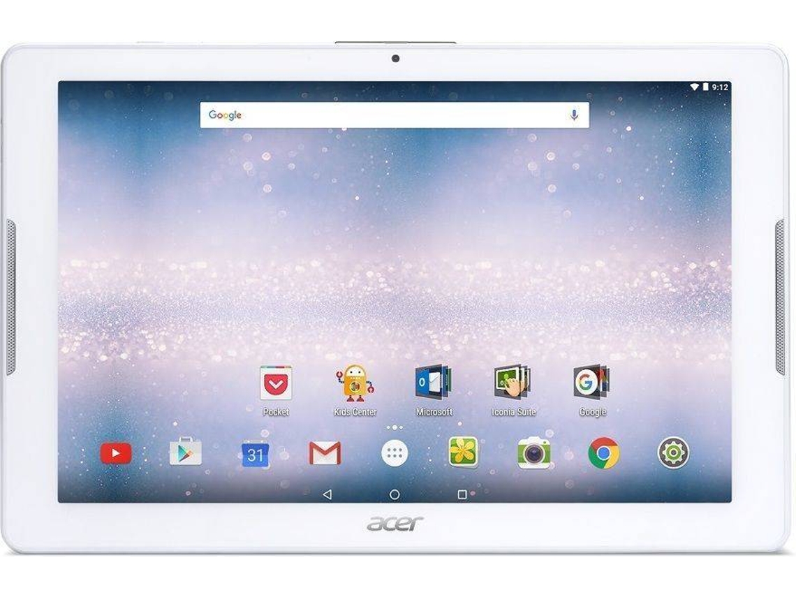 Tablet ACER Iconia B3-A30 + Cartão MicroSD 16GB (Outlet Grade A - 10.1'' - 16 GB - 1 GB RAM - Wi-Fi - Branco)