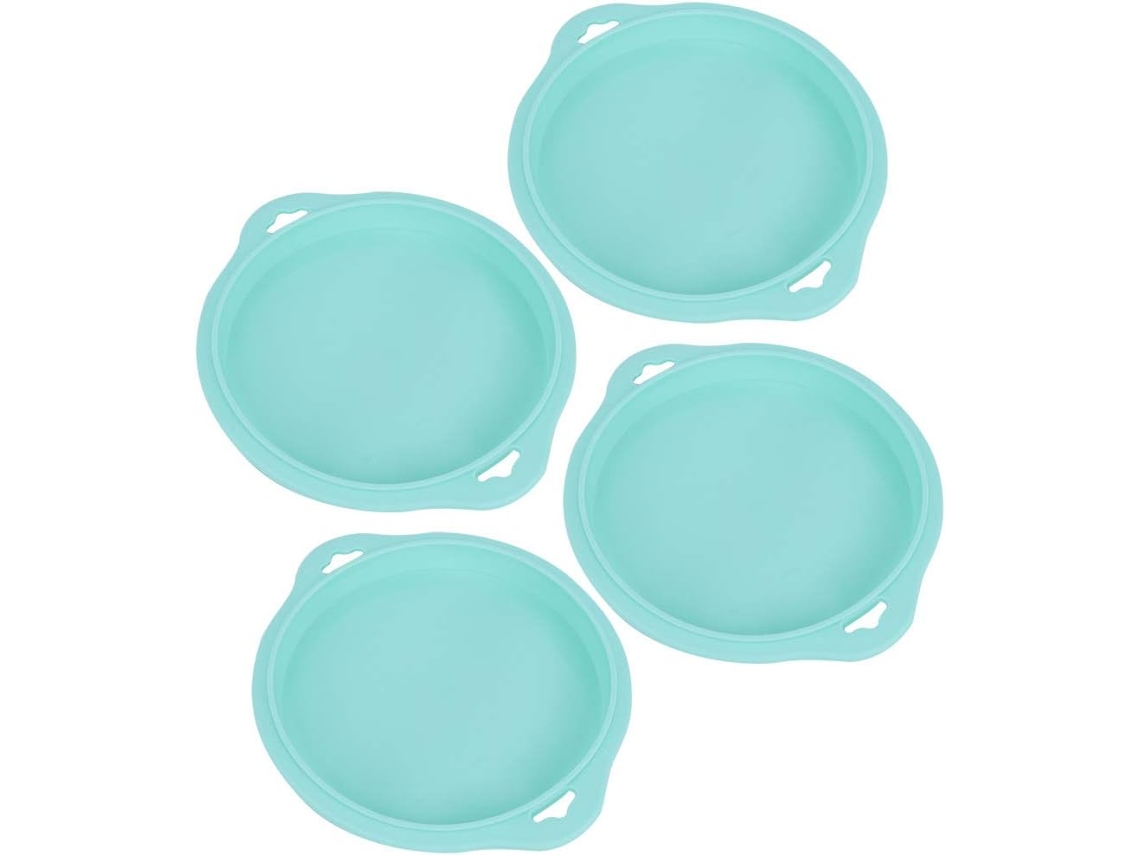 Conjunto de 4 formas de boliche de silicone Aramox