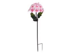 2026 lâmpadas Solares para Jardim Led Exteriores Decorativas Hortênsia Rosa Impermeáveis