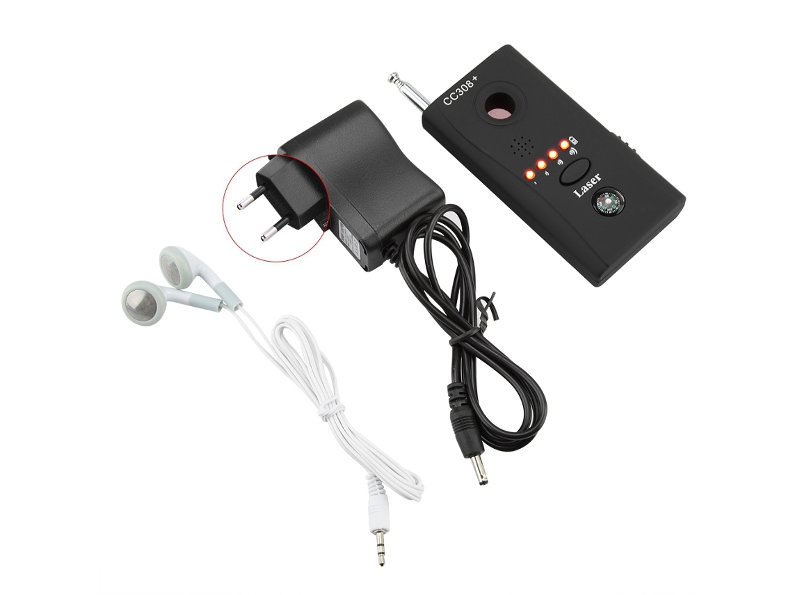 Detector De Sinais Sem Fio Anti Espião Com Rastreamento De Rf