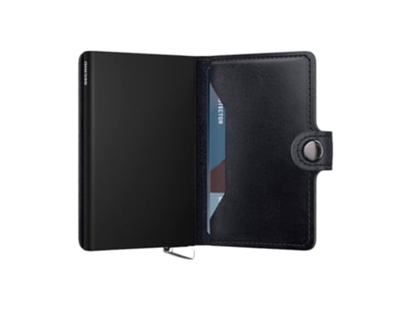 Carteira Carteira, Premium Unissexo Secrid Miniwallet Basco Ink Azul