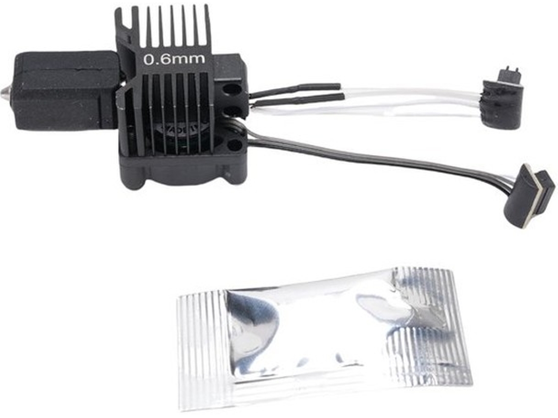 Kit De Hotend Completo - Bico Integrado 0,6 Mm - Aço Duro - Alta Pressão De Temperatura - Apropriado Para Pla/abs/petg - Transferência De Calor Eficie