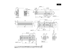Laxiscreed Cilindro Pneumático De Guia Deslizante 0.7mpa Com Conexão M5x0.8