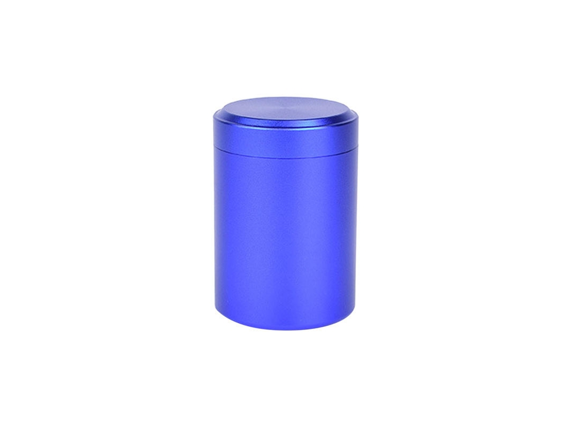 Mini Caixa de Chá de Metal, Recipiente Pequeno e Portátil MDUG (azul)
