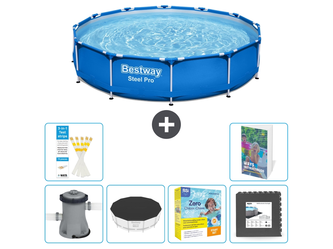 Bestway Piscina Bestway Steel Pro Redonda - 366x76 Cm - 7-peças S259