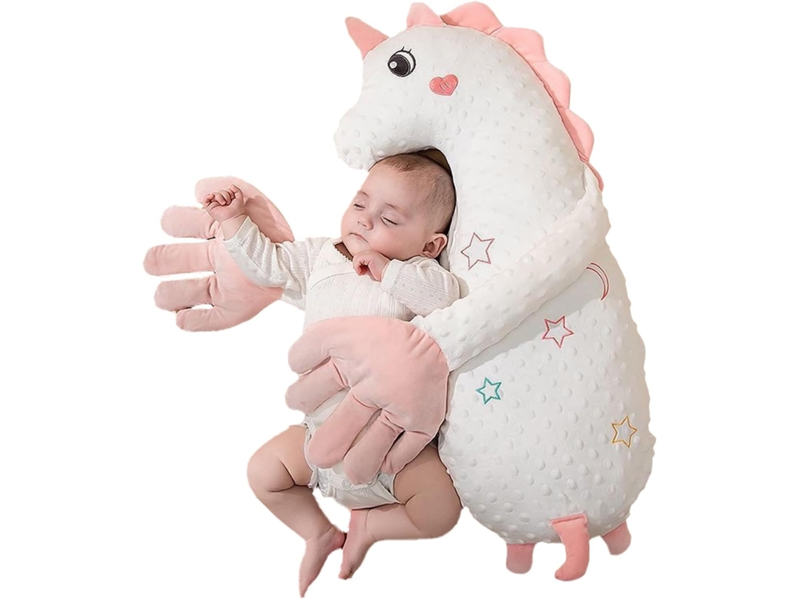 Boneca Calmante Para Bebé Com Batimento Suave, Com Design Prático Elysve