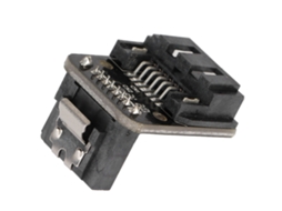 Adaptador Sata 90° Conector Da Placa-mãe 7 Pinos Para Acessórios De Computador 90°