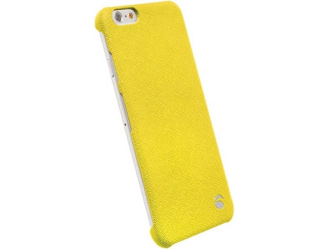 Capa iPhone 6 Plus KRUSELL Malmö TextureCover Amarelo