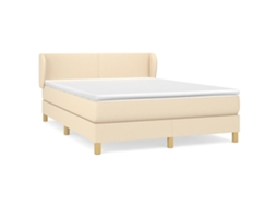 Box Spring Bed, Box Spring Beds Vidaxl Creme Tecido (140 X 200 Cm)