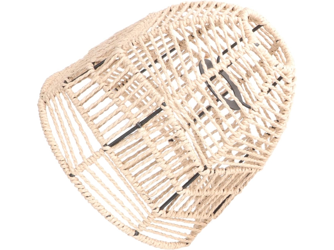 -day Capa De Abajur Elegante Em Papel Trançado Imitando Rattan Para Decoração De Interiores E Luminárias.