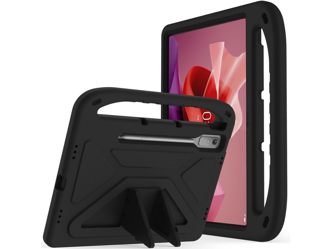 Capa Para Lenovo Tab P12 Com Alça - Preta