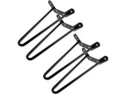 Conjunto De 440 Pés De Mesa Em Metal Preto Estilo Hairpin Em Ferro.