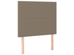 Cabeceira Taupe 100x5x118/128 Cm Tecido MAISON EXCLUSIVE