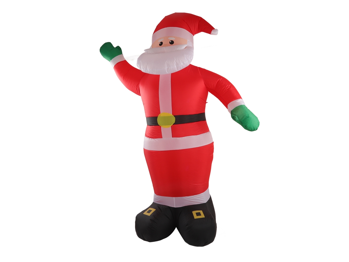 Boneco de Natal Inflável Led Água Jardim Worten