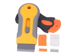 Kit De Ferramentas De Raspe Com 22 Lâminas De Doble Fio Para Limpar Cola E Etiquetas