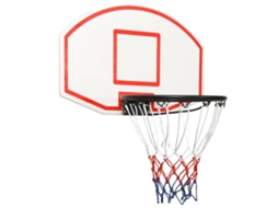 Vidaxl Tabela De Basquetebol 71x45x2 Cm Polietileno Branco