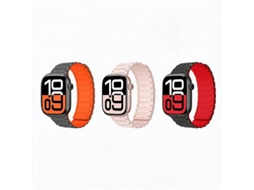 3 Pcs Bracelete Para Apple Watch 42/44/45/46/49mm Cuich
