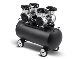Compressor De Ar Silencioso 75 L 2,65 Kw 125 Psi Com Motor Sem Óleo