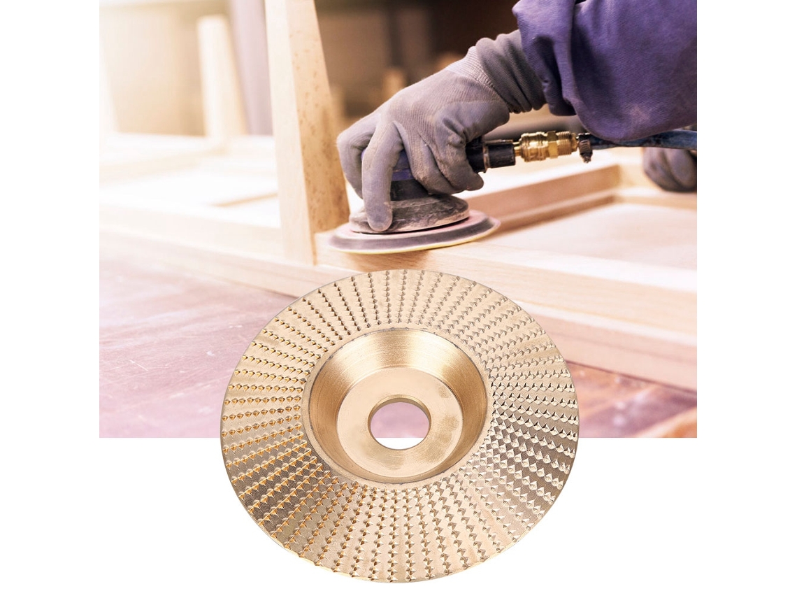 Disco De Carving E Formação Para Esmerilhadeira Angular 100mm Ouro Para Madeira E Materiais Não Metálicos