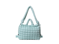 Mochila Acolchoada De Grande Capacidade Com Cordão De Ajuste, Ideal Para Viagens, Uso Casual E Trabalho, Na Cor Azul-lago.