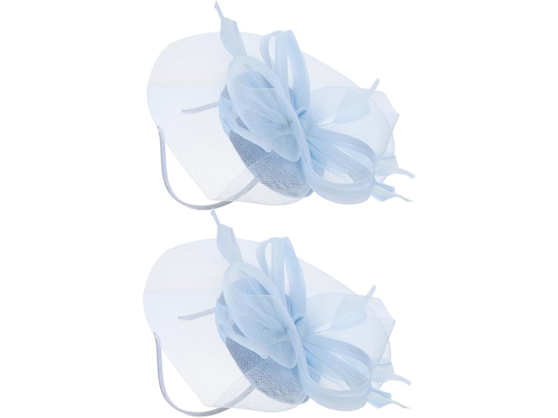 Chapéu Fascinator Feminino Com Véu De Tule E Penas - Acessório De Cabelo Elegante Para Casamentos