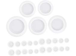 Ciieeo Conjunto De 40-tampas Para Cofrinho, Tampas De Fundo Em Cor Clara, Material De Alta Elasticidade, Tampas Para