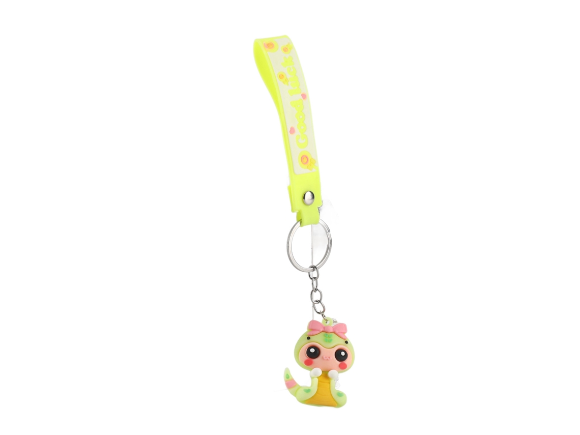 Chaveiro Cobra Desenhada Animada Para Mochila E Carro