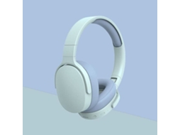 Fone de Ouvido Bluetooth Sem Fio Dobrável com Função de Atendimento de Chamadas Azul MIOLOE
