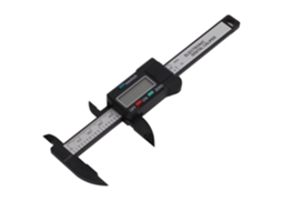Paquímetro digital suave de 0 a 100 mm, mini de plástico com LED para