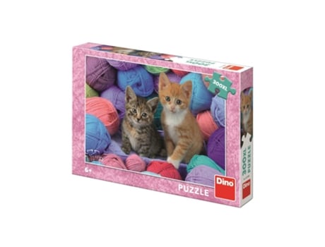 Puzzle 300 Pcs Xl Gatinhos Dino