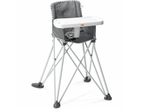 Cadeira Alta Bright Starts Pop N Dine Cinzento