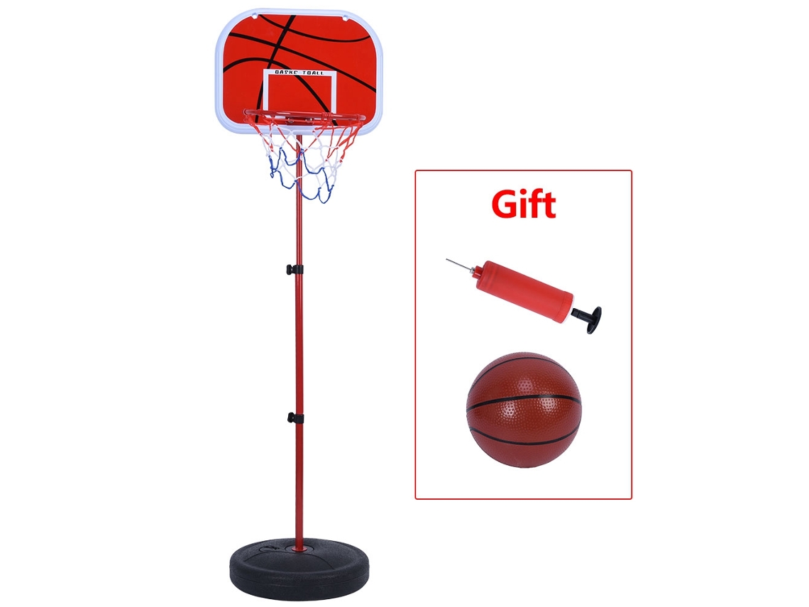 Sistema De Bancada De Basquete Ajustável Com Aro E Placa Para Crianças
