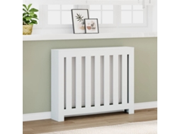 Vidaxl Cobertura De Radiador 104x20x82 Cm Derivados De Madeira Branco