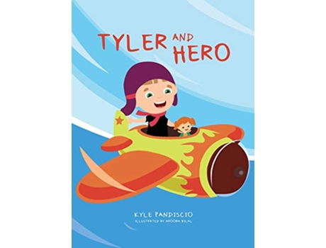 Livro Tyler and Hero de Kyle Pandiscio (Inglês - Capa Dura)