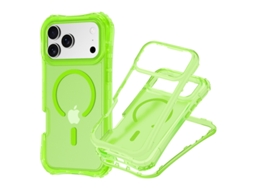 Capa De Telemóvel Com Alça De Pulso Magnética Para Iphone 17 Pro Max Verde