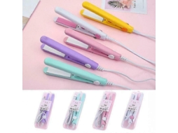 Mini Prancha de Cabelo 2 em 1 com Placa de Cerâmica e Turmalina TAISHENGDA