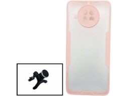 Kit Suporte + Capa Xiaomi Mi 10i PHONECARE Bumper Rosa / Transparente