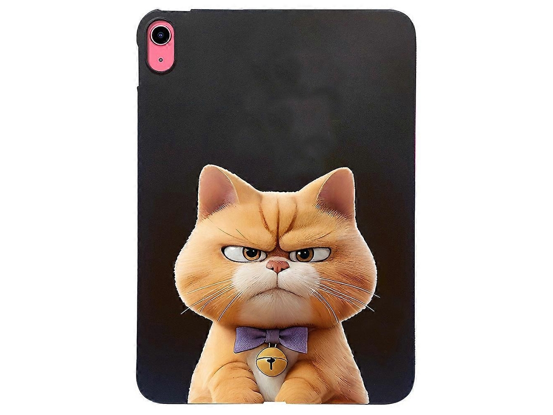 Capa Para Ipad 10.9 Com Estampa Do Garfield, Fina E Protetora, Em Tpu. Tuotuo (2022)