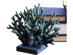 Estátua de Coral em Resina Decoração em Resina, Escultura de Coral em Estilo Náutico, Enfeite de Mesa para Casa CHABERLU