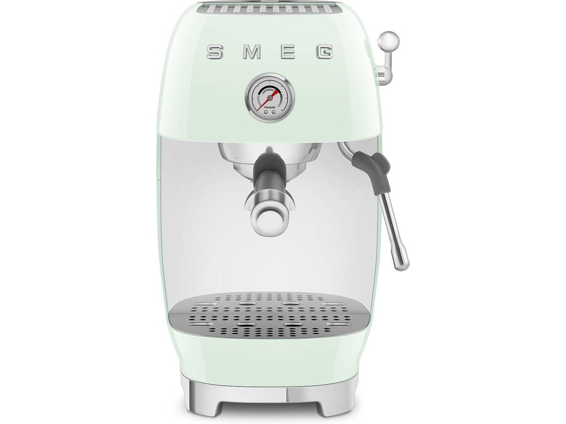 Máquina de Café com Cold Brew SMEG ECF03PGEU (15 Bar - Café Moído e Pastilhas - Verde)
