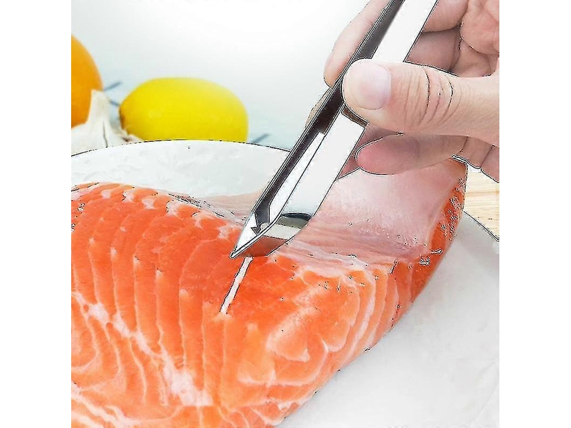 Pinzas para Extraer Huesos de Pescado Acero Inoxidable Herramienta de Cocina Pinza Plana/pinza Diagonal 12cm Pinça Plana Pinça Diagonal