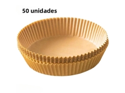 Papel Antiaderente Descartável, Resistente a Óleo e Próprio para Fritadeira a Ar. MDUG (50 Unidades)