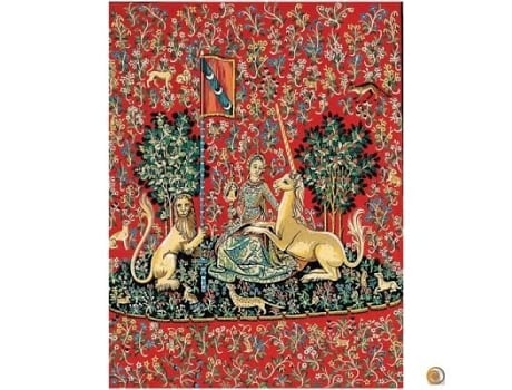 Tela Penélope Antiga Senhora Com O Unicórnio… Margot