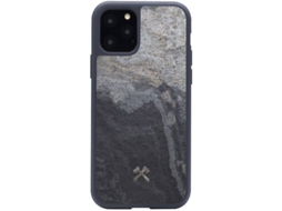 Capa iPhone 11 Pro Max WOODACESSORIES Bumper Stone Cinza