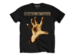T-Shirt ROCK OFF System Of A Down - The Hand Preto (Tamanho: XXL)