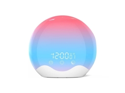 Lurelia Despertador Sunrise Com Luz De Despertar E Controlo Por Toque, Despertador De Dois Lados Para Quarto, Alarme Duplo E Soneca
